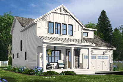 Modern Farmhouse House Plan #098-00505 Elevation Photo