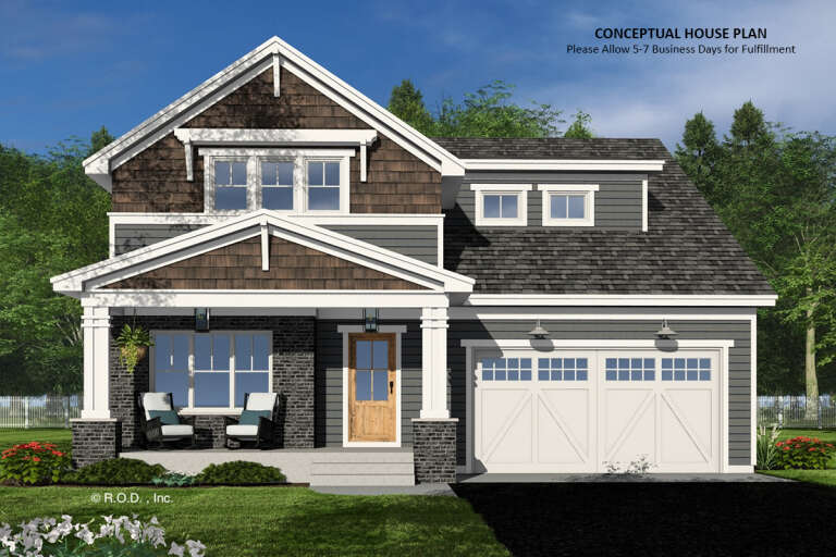 House Plan House Plan #32936 Front Elevation 