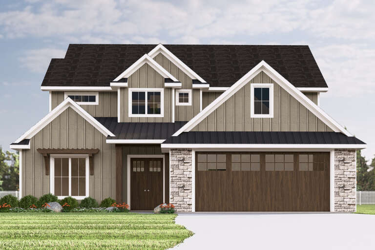 House Plan House Plan #32937 Front Elevation 