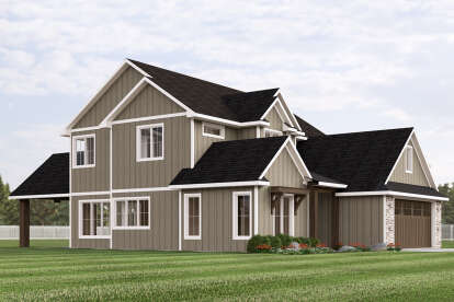 Craftsman House Plan #5032-00344 Elevation Photo