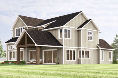 Craftsman House Plan #5032-00344 Elevation Photo
