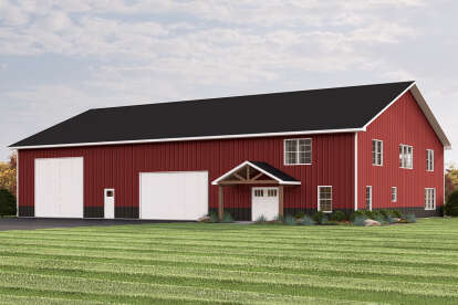 Barn House Plan #5032-00345 Elevation Photo