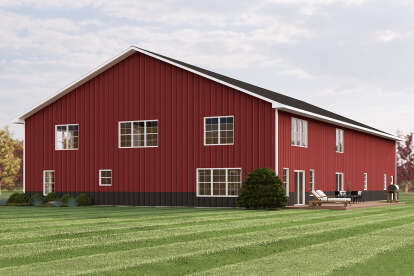 Barn House Plan #5032-00345 Elevation Photo