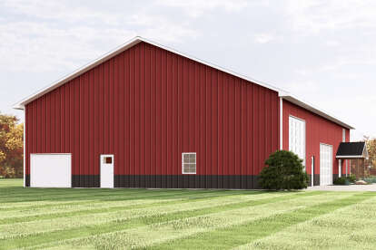 Barn House Plan #5032-00345 Elevation Photo