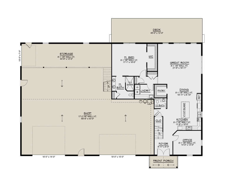 House Plan House Plan #32938 Drawing 1