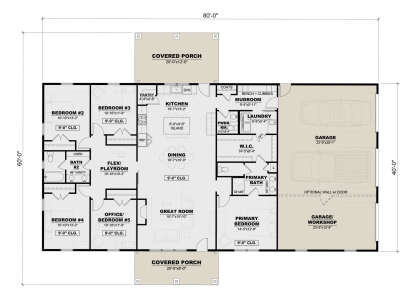 Main Floor  for House Plan #7568-00034