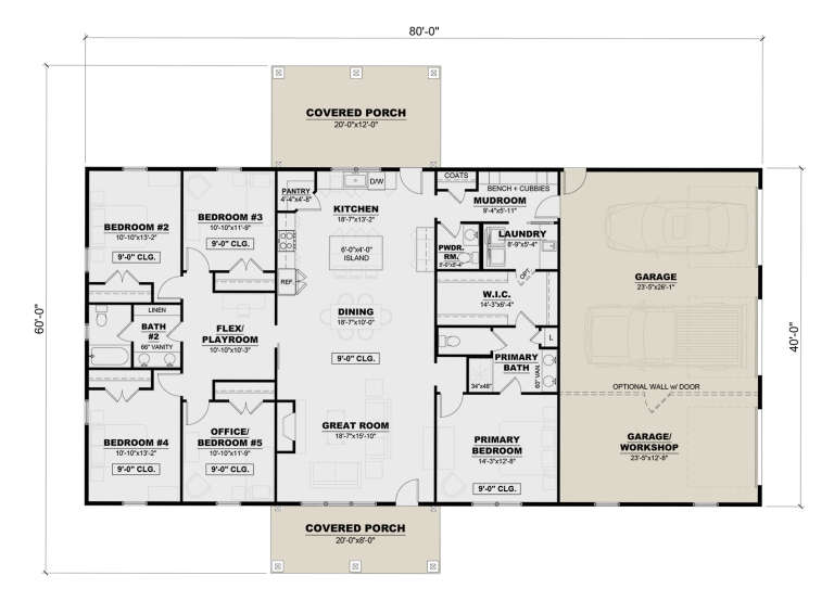 House Plan House Plan #32941 Drawing 1