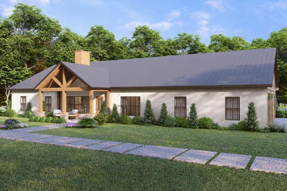 Barn House Plan #7568-00035 Elevation Photo