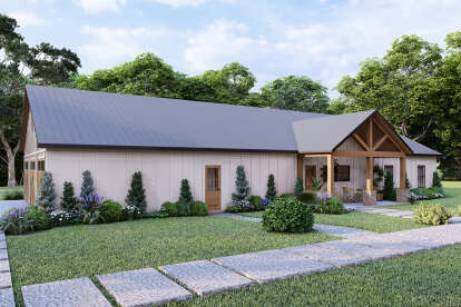 Barn House Plan #7568-00035 Elevation Photo