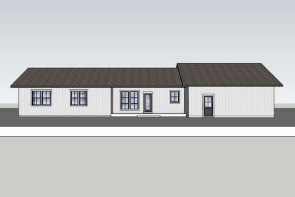 Modern House Plan #7011-00009 Elevation Photo