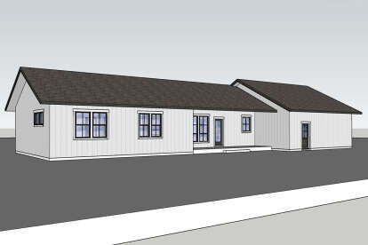 Modern House Plan #7011-00009 Elevation Photo