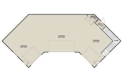 Garage Floor for House Plan #2802-00390