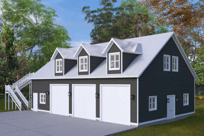 Barn House Plan #2802-00391 Elevation Photo
