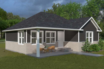 Traditional House Plan #2802-00392 Elevation Photo
