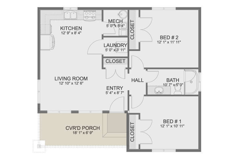 House Plan House Plan #32947 Drawing 1