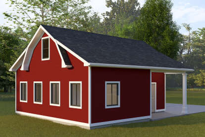Barn House Plan #2802-00393 Elevation Photo