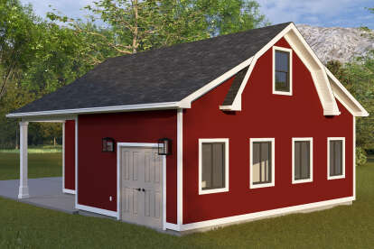 Barn House Plan #2802-00393 Elevation Photo
