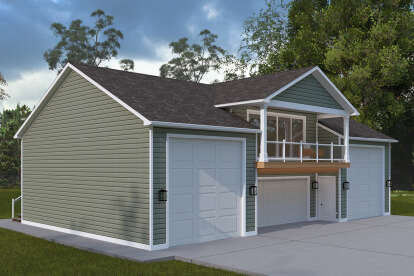 Traditional House Plan #2802-00394 Elevation Photo