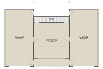 Garage Floor for House Plan #2802-00394