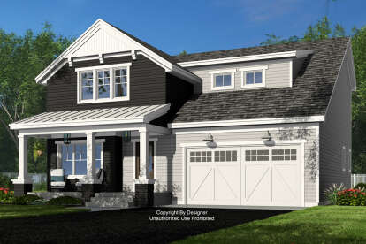 Craftsman House Plan #098-00507 Elevation Photo