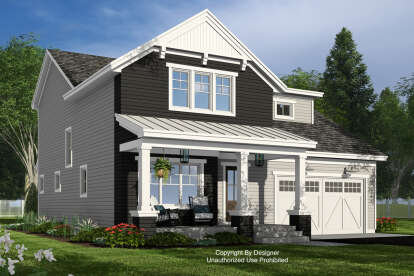 Craftsman House Plan #098-00507 Elevation Photo