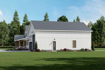 Barn House Plan #009-00441 Elevation Photo