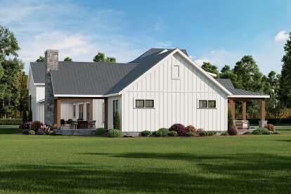 Barn House Plan #009-00441 Elevation Photo