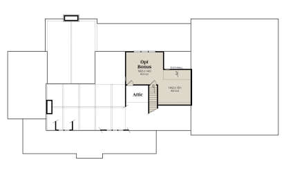 Bonus Room for House Plan #009-00441