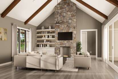 Barn House Plan #009-00441 Additional Photo