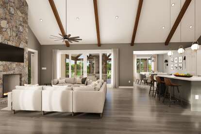 Barn House Plan #009-00441 Additional Photo