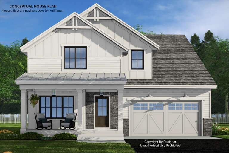 House Plan House Plan #32953 Front Elevation 