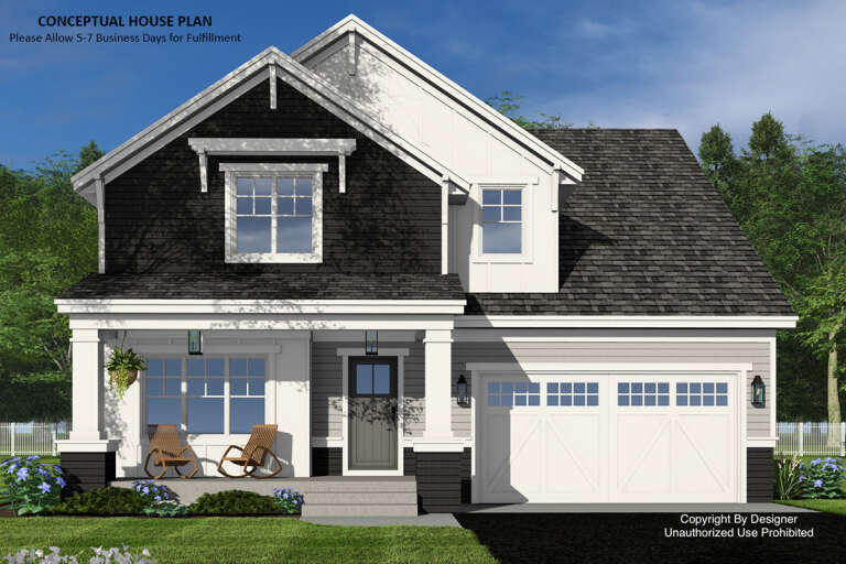 House Plan House Plan #32954 Front Elevation 