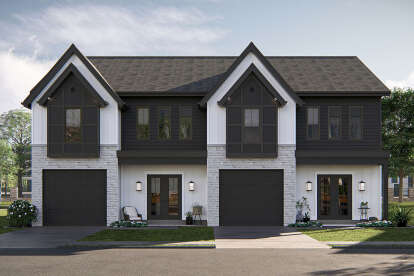 Modern House Plan #963-01141 Elevation Photo