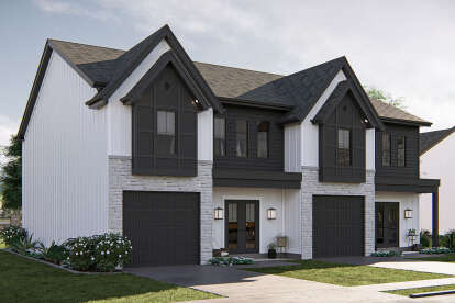 Modern House Plan #963-01141 Elevation Photo