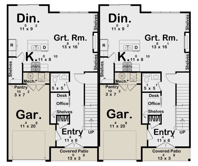 House Plan House Plan #32956 Drawing 1