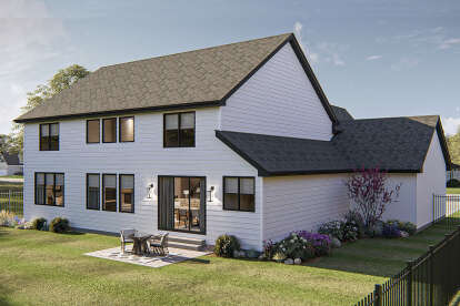 Modern Transitional House Plan #963-01142 Elevation Photo