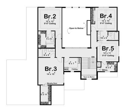 Second Floor for House Plan #963-01142