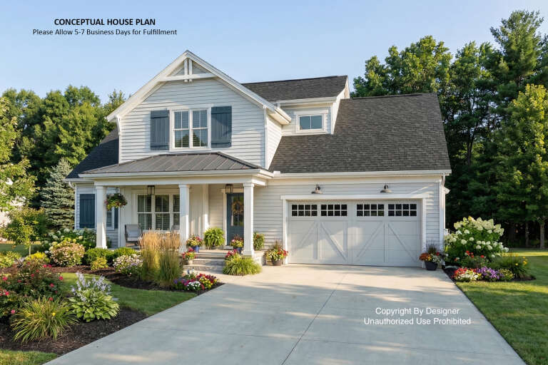 House Plan House Plan #32958 Front Elevation