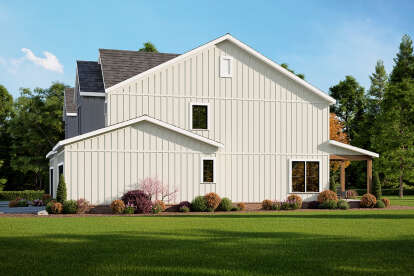 Modern Farmhouse House Plan #009-00442 Elevation Photo