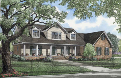 3 Bed, 3 Bath, 3914 Square Foot House Plan - #110-00146