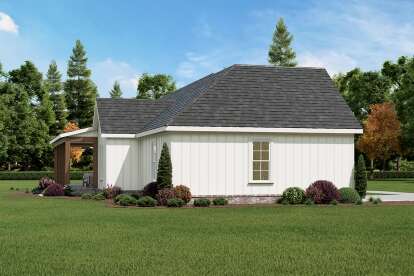 Modern Farmhouse House Plan #009-00443 Elevation Photo