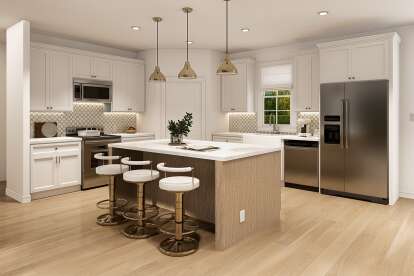 Modern Farmhouse House Plan #009-00443 Additional Photo