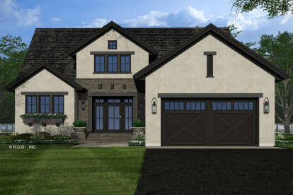 European House Plan #098-00512 Elevation Photo