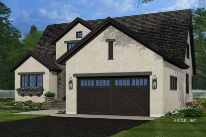 European House Plan #098-00512 Elevation Photo