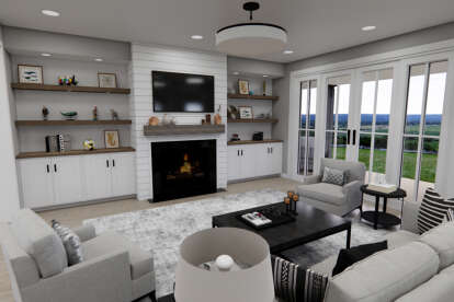 European House Plan #098-00512 Additional Photo