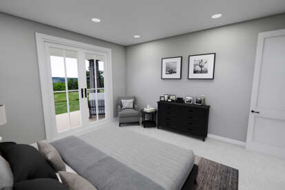 European House Plan #098-00512 Additional Photo