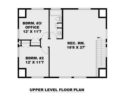 Second Floor for House Plan #039-00773