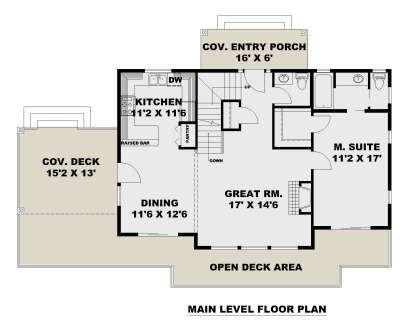 Main Floor  for House Plan #039-00775