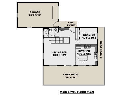 Main Floor  for House Plan #039-00776
