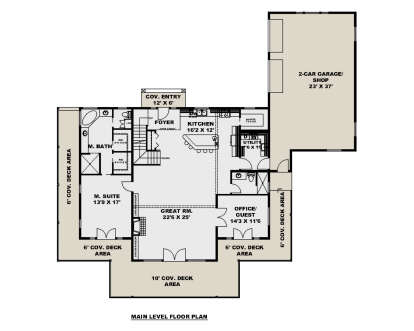 Main Floor  for House Plan #039-00777